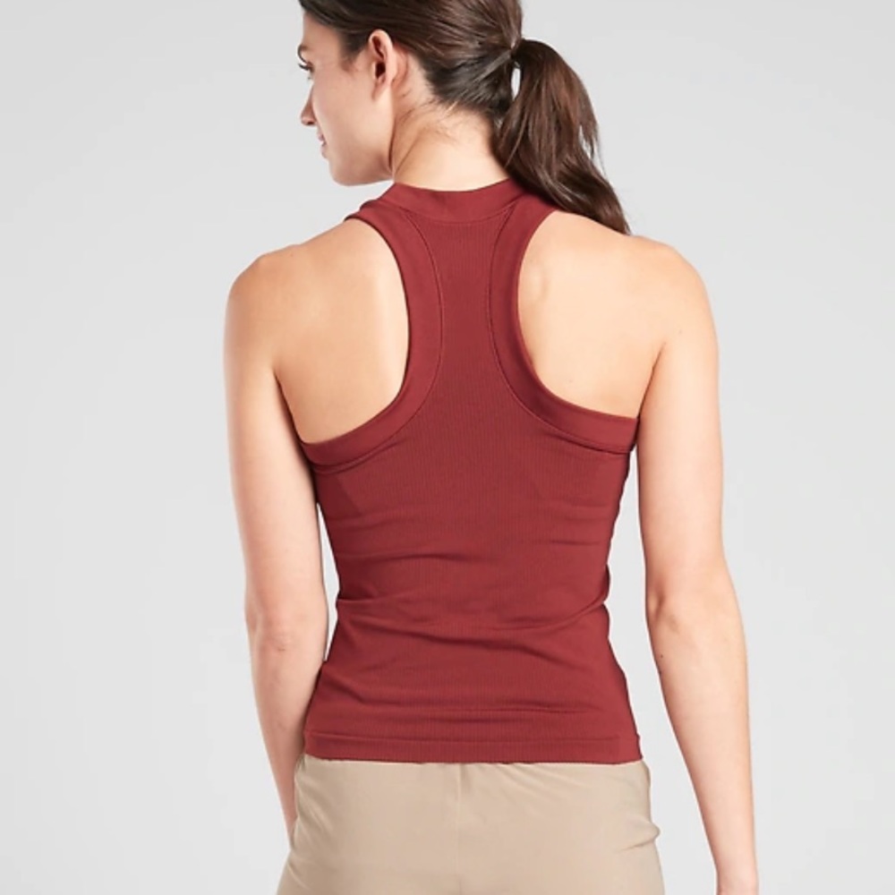NWT Athlete Renew Racerback Tank // Russet Brown - Picture 2 of 8